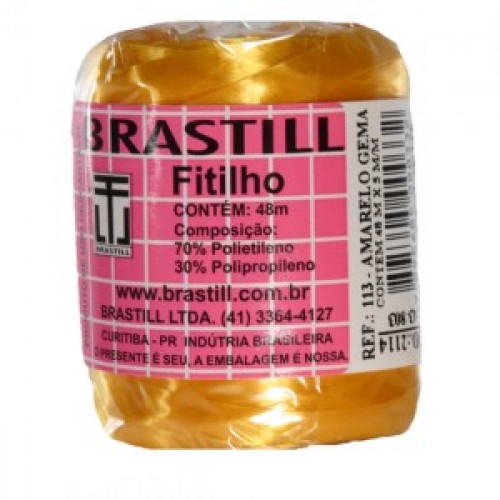 Fitilho 113 Amarelo Gema 05x50m